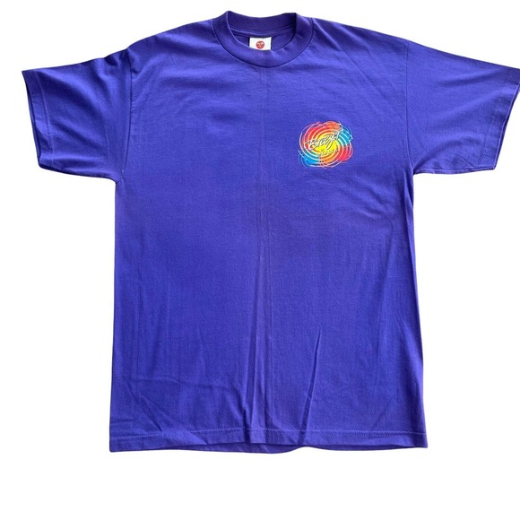 VTG Bacardi Breezer T-Shirt Medium Purple‎ Promo Made In USA Deadstock Condition - Picture 2 of 5